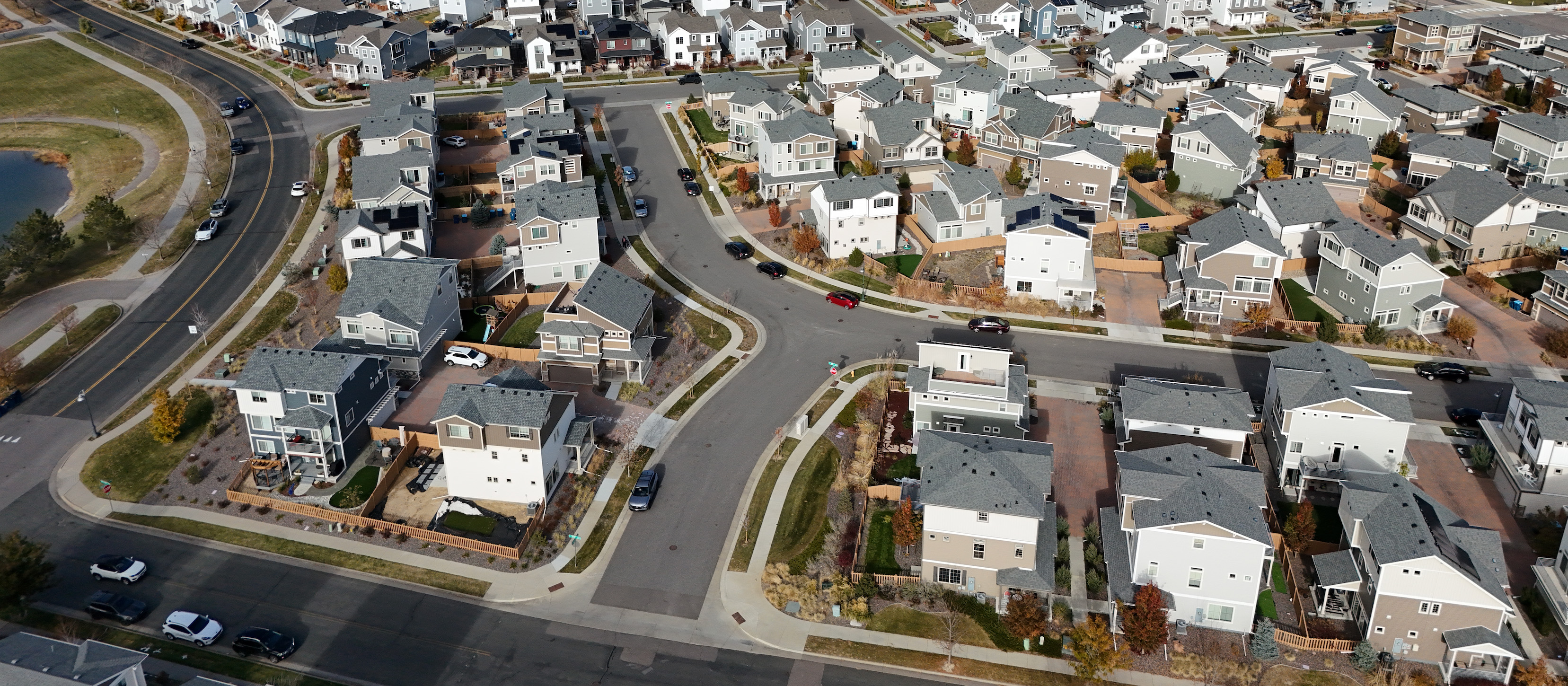 Photo of Adams County Neighborhood from above.